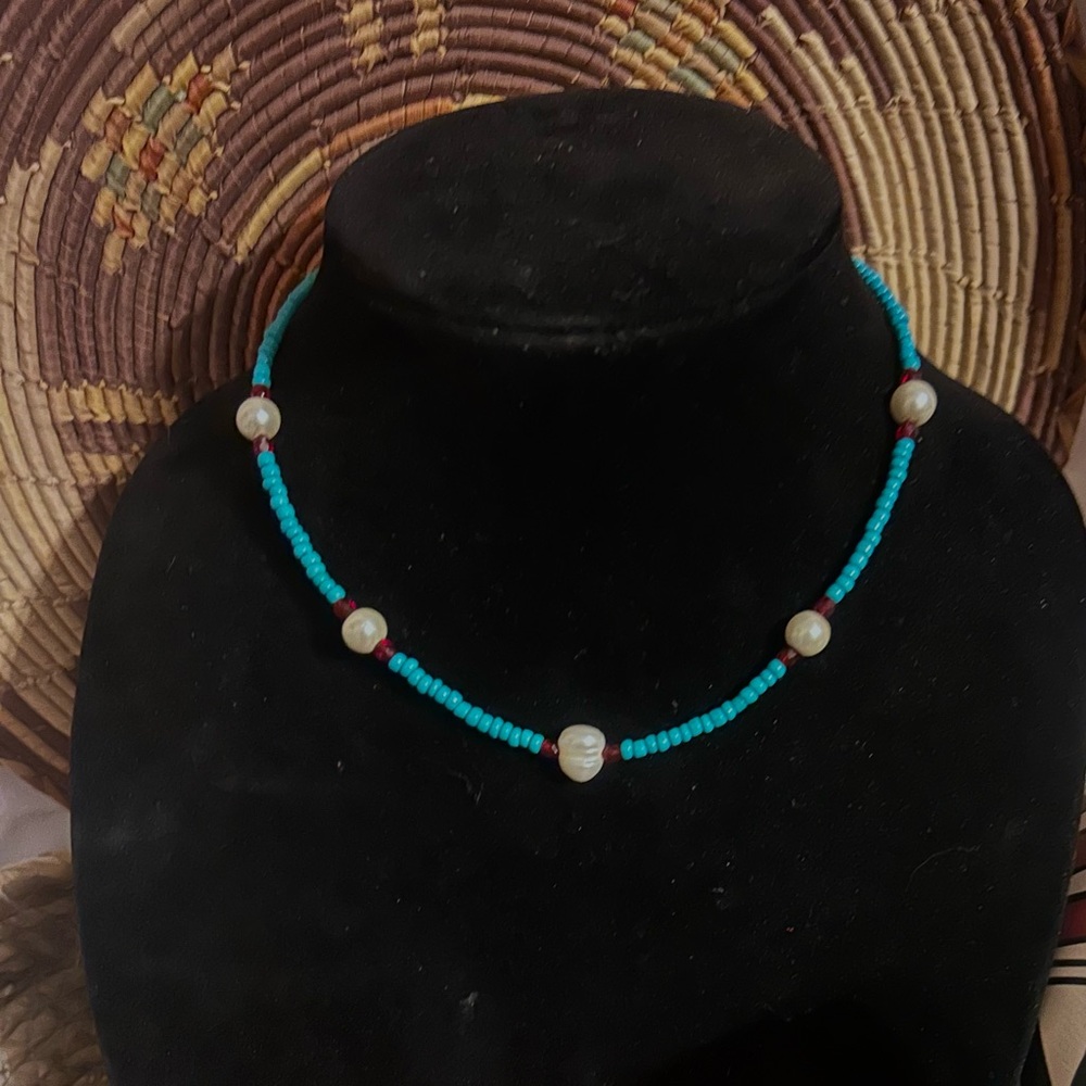 Turquoise and Wine